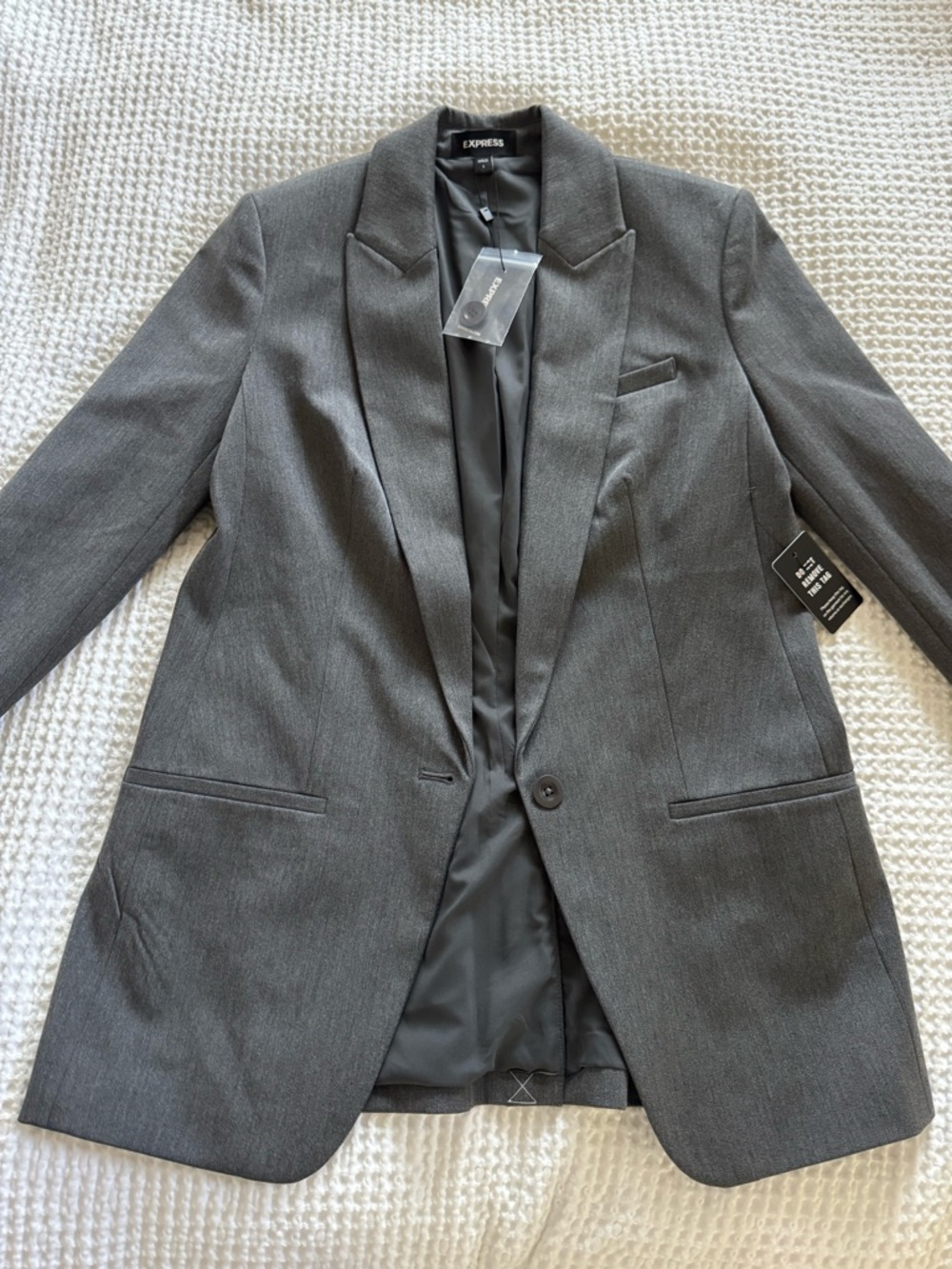 Express Gray Blazer S